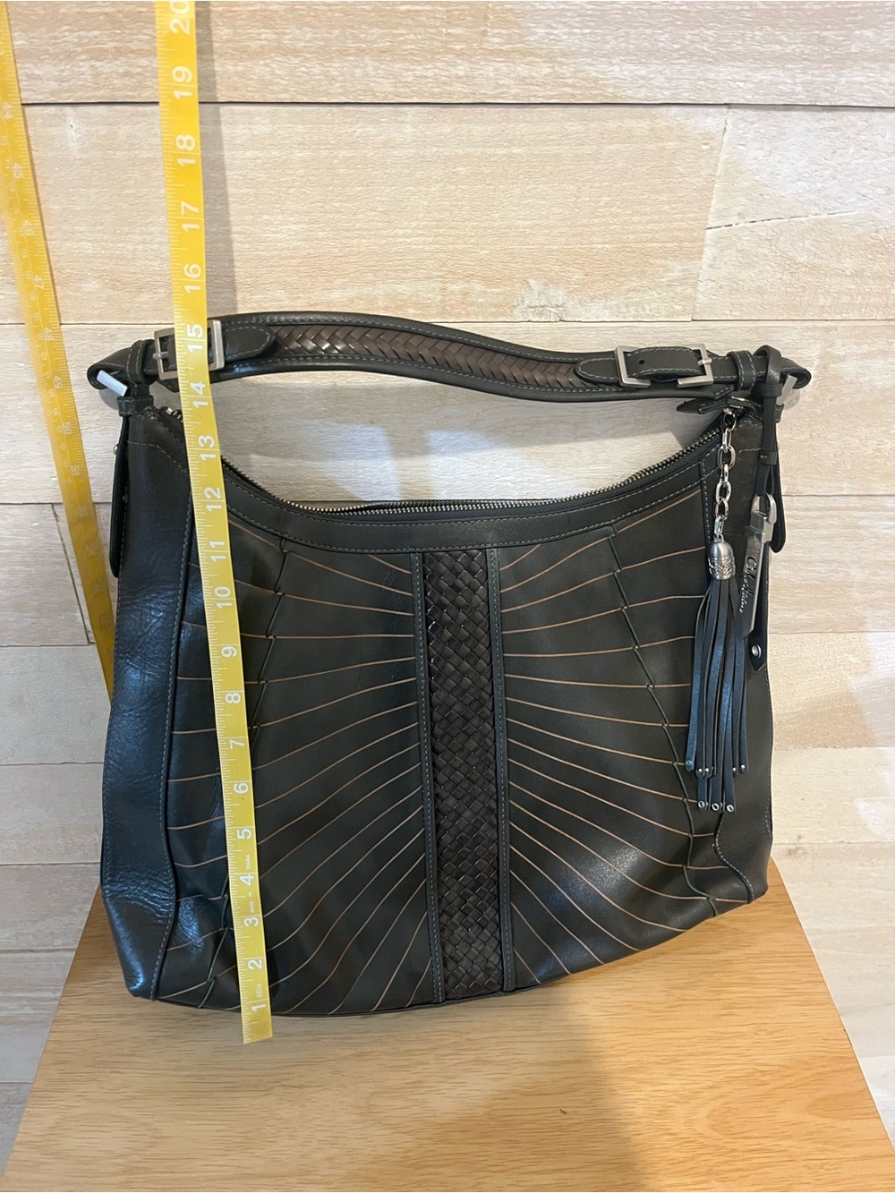Cole Haan Huarache Leather Handbag-Vintage - Picture 4 of 11